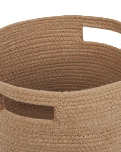 Textilkorb Baumwolle Beige 30 Cm 2Er Set Chiniot