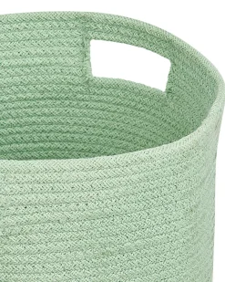 Textilkorb Baumwolle Hellgrun 30 Cm 2Er Set Chiniot