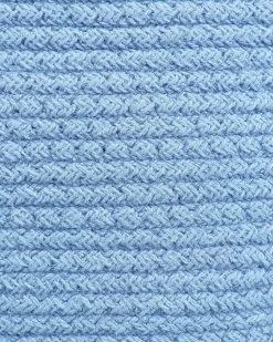 Textilkorb Baumwolle Hellblau 30 Cm 2Er Set Chiniot