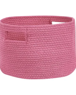 Textilkorb Baumwolle Rosa 30 Cm 2Er Set Chiniot
