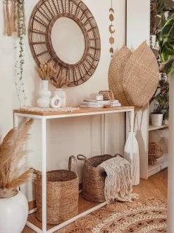 Textilkorb Jute Sandbeige 2Er Set Kaella