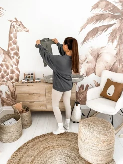 Textilkorb Jute Sandbeige 2Er Set Kaella