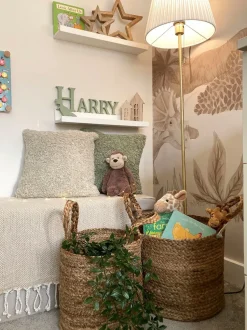 Textilkorb Jute Sandbeige 2Er Set Kaella