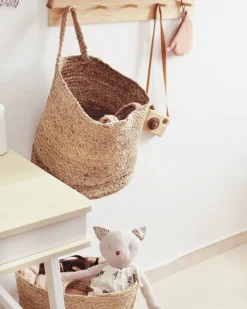 Textilkorb Jute Sandbeige 2Er Set Kaella