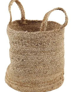 Textilkorb Jute Sandbeige 2Er Set Kaella