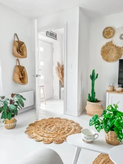 Textilkorb Jute Sandbeige 2Er Set Kaella