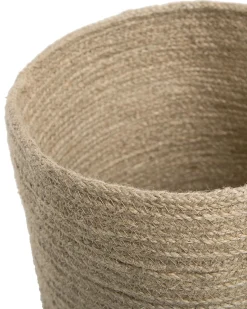 Textilkorb Jute Sandbeige 3Er Set Artigala