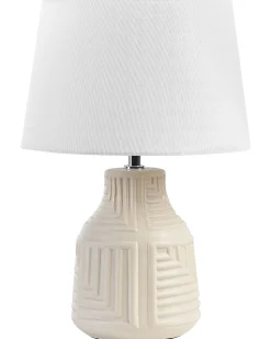 Tischlampe Aus Keramik Beige Ozama