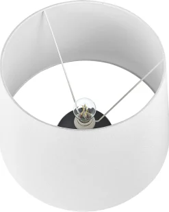 Tischlampe Aus Keramik Grau/Beige Cidra