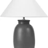 Tischlampe Aus Keramik Schwarz Patillas