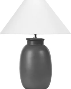 Tischlampe Aus Keramik Schwarz Patillas