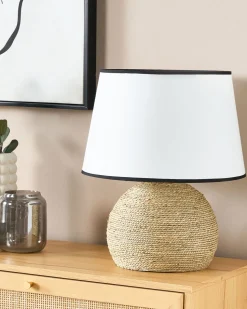 Tischlampe Aus Naturlichem Seil Growee