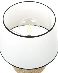Tischlampe Aus Naturlichem Seil Growee
