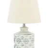 Tischlampe Beige 35 Cm Kegelform Rosanna