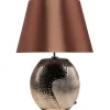 Tischlampe Braun 42 Cm Kegelform Argun