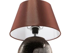 Tischlampe Braun 42 Cm Kegelform Argun