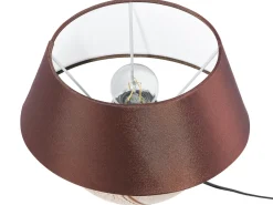 Tischlampe Braun 42 Cm Kegelform Argun