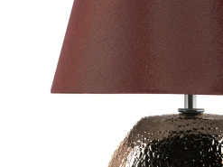 Tischlampe Braun 42 Cm Kegelform Argun