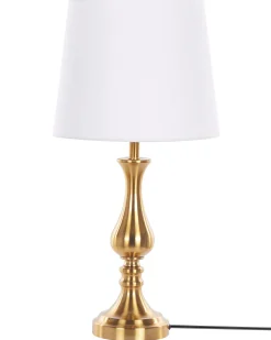 Tischlampe Cremeweis 63 Cm Rund Hodmo