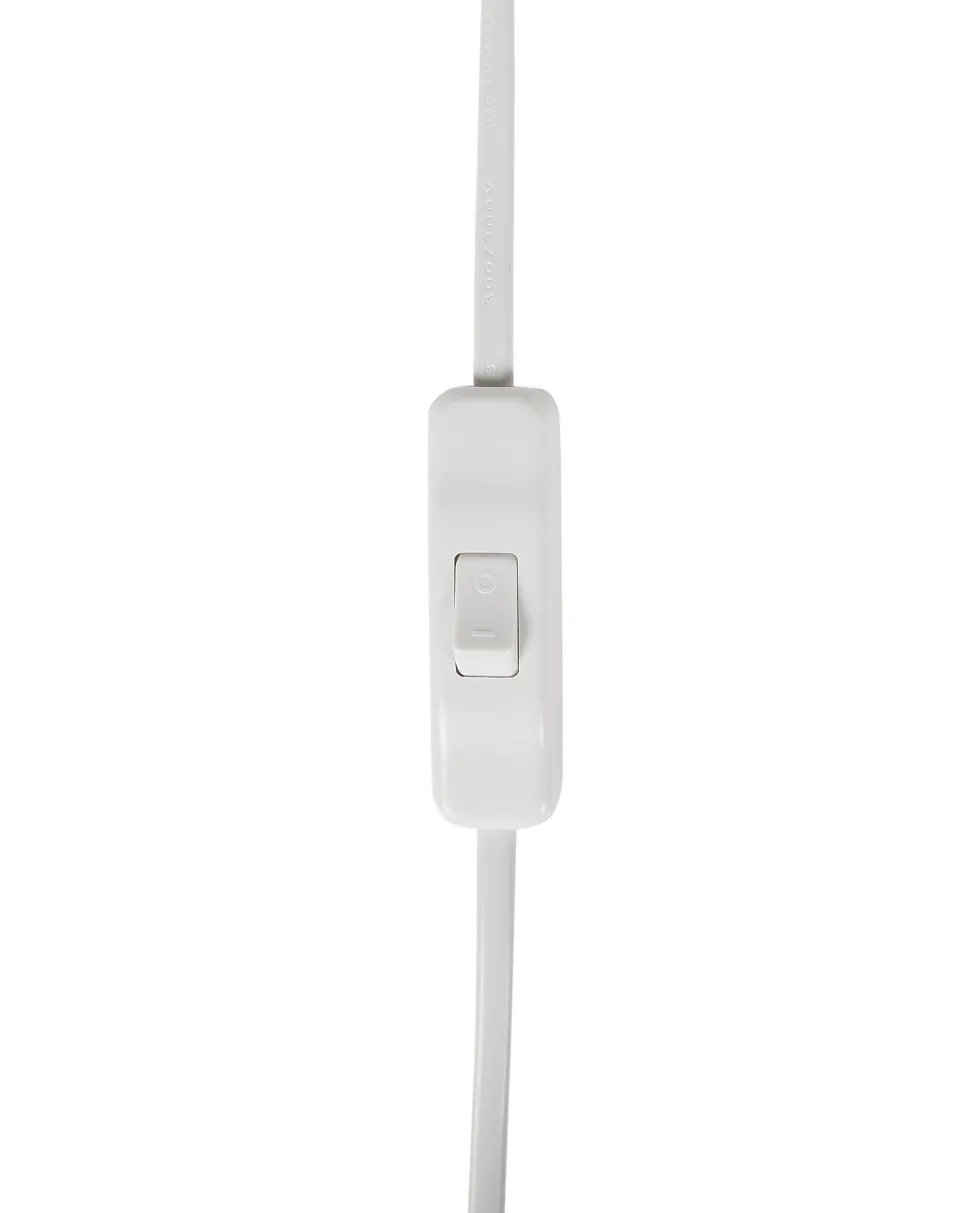 Tischlampe Cremeweis Keramik 37 Cm Kegelform Sado