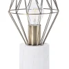 Tischlampe Gold 28 Cm Gitter Mooni Klein