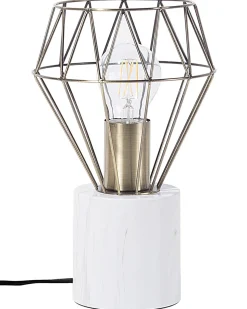 Tischlampe Gold 28 Cm Gitter Mooni Klein