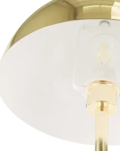 Tischlampe Gold 64 Cm Rund Macasia
