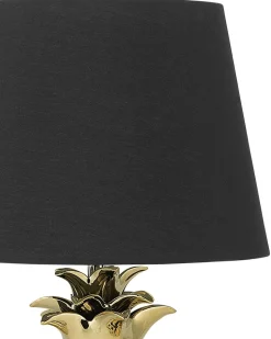 Tischlampe Gold 52 Cm Rund Pineapple