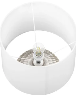 Tischlampe Gold 51 Cm Trommelform Pirita