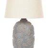 Tischlampe Grau / Beige 46 Cm Kegelform Ferrey