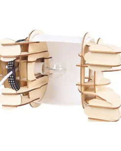 Tischlampe Heller Holzfarbton 22 Cm Hundeform Douce
