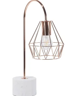 Tischlampe Kupfer 50 Cm Gitter Mooni Medium