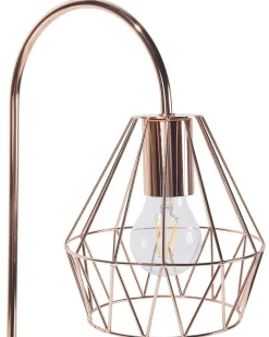 Tischlampe Kupfer 50 Cm Gitter Mooni Medium