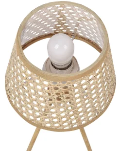 Tischlampe Rattan Naturlich Boetica