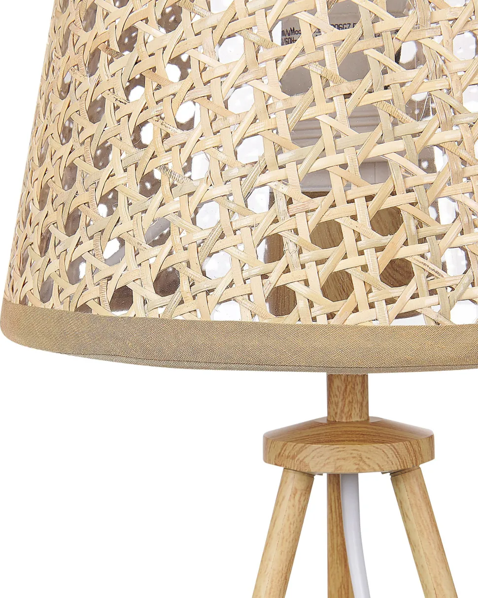 Tischlampe Rattan Naturlich Boetica