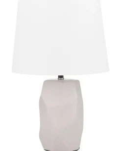Tischlampe Rosa 43 Cm Trommelform Elia