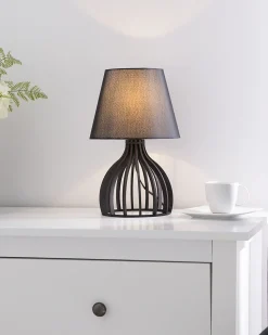 Tischlampe Schwarz 36 Cm Geometrisch Agueda