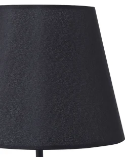 Tischlampe Schwarz 41 Cm Kegelform Samo