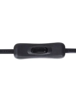 Tischlampe Schwarz 41 Cm Kegelform Samo