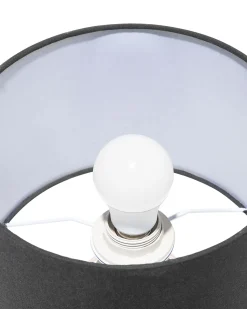 Tischlampe Schwarz / Kupfer 35 Cm Geometrisch Maroni