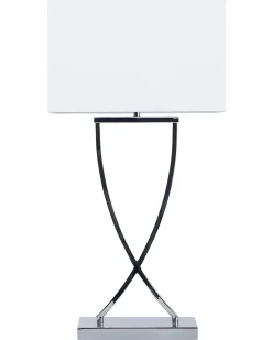 Tischlampe Weis 62 Cm Rechteckig Yasuni