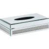 Tucherbox Halter Spiegel-Optik Silber 25 X 15 Cm Charly