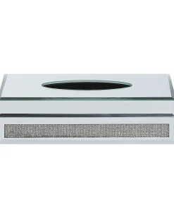 Tucherbox Halter Spiegel-Optik Silber 25 X 15 Cm Charly