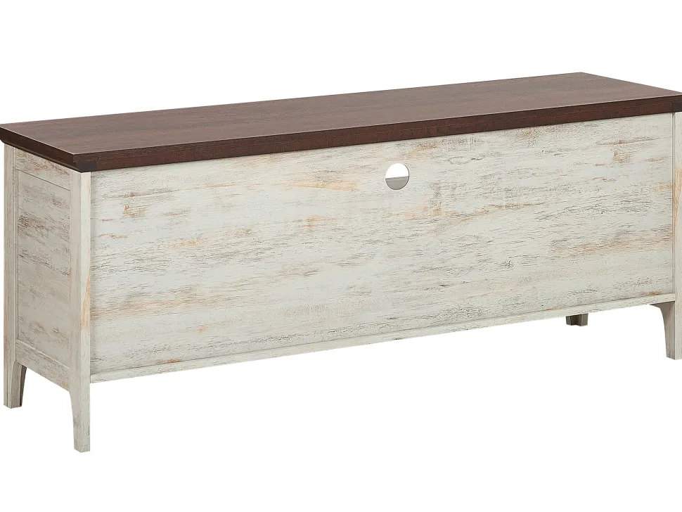 Tv-Mobel Beige / Dunkler Holzfarbton 141 X 42 X 58 Cm Medan