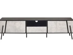 Tv-Mobel Betonoptik / Schwarz 177 X 40 X 46 Cm Blackpool