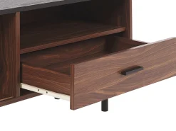 Tv-Mobel Dunkler Holzfarbton / Schwarz Jose