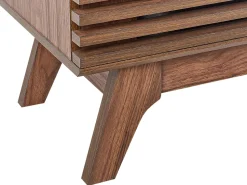 Tv-Mobel Dunkler Holzfarbton Mit Schublade 149 X 35 X 44 Cm Detroit