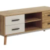 Tv-Mobel Heller Holzfarbton 120 X 40 X 49 Cm Florida