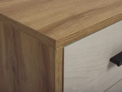 Tv-Mobel Heller Holzfarbton 120 X 40 X 49 Cm Florida