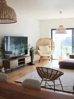 Tv-Mobel Heller Holzfarbton 160 X 40 X 50 Cm Torvi